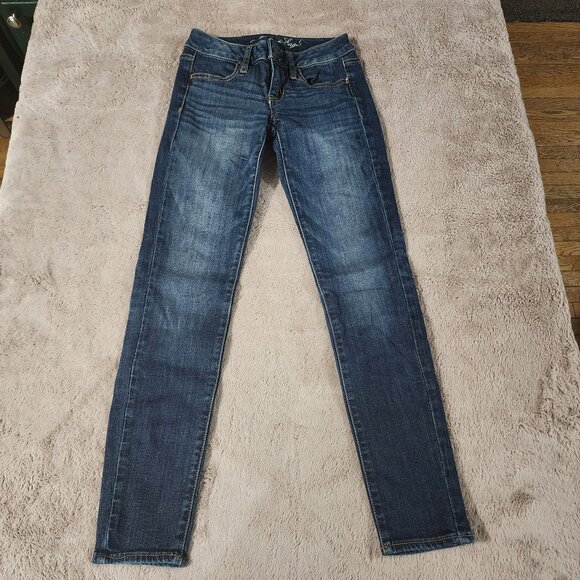 American Eagle Stretch Jegging‎ Jeans - Size 0 Short - Picture 1 of 3